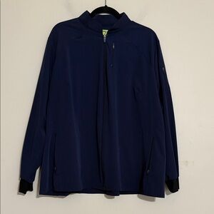 Medeline park Ave Navy Blue professional scrub women 2XL hospital soft  full zip